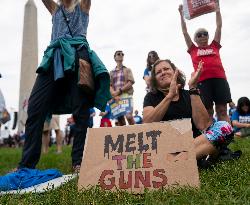 U.S.-WASHINGTON, D.C.-GUN VIOLENCE-PROTEST