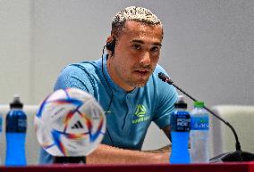 (SP)QATAR-DOHA-FIFA-TEAM AUSTRIALIA-PRESS CONFERENCE
