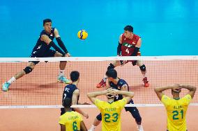 (SP) BRAZIL-BRASILIA-VOLLEYBALL-FIVB NATIONS LEAGUE-MEN-CHN VS BRA