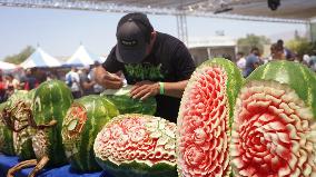 U.S.-LOS ANGELES-WATERMELON FESTIVAL