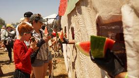 U.S.-LOS ANGELES-WATERMELON FESTIVAL