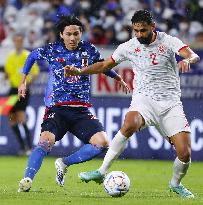Football: Japan-Tunisia friendly