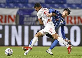 Football: Japan-Tunisia friendly