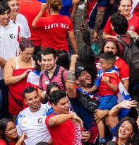 (SP)COSTA RICA-SAN JOSE-FOOTBALL-FIFA-WORLD CUP-FANS