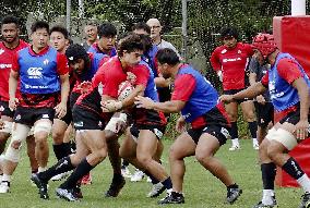 Rugby: Japan national team's training camp