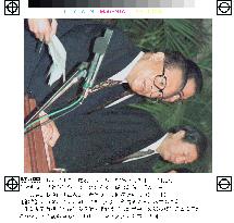 Jiang Zemin at press conference