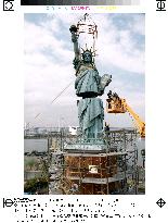 Statue of Liberty installed