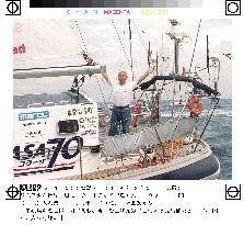 A 69-year-old Osaka man begins solo yacht trip