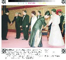 President Kim at imperial banquet