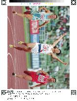 Japan's Ito posts Japan record in 100-meter semifinal