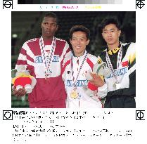 Morinaga wins gold in long jump in Bangkok