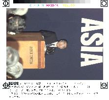 Obuchi makes speech on Japan's relations with ASEAN