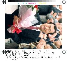 New Hiroshima mayor Akiba starts tenure