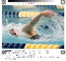 Chiba sets Japanese record in women's 200-m freestyle