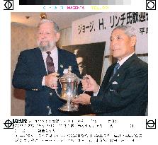 Cup given by prince in 1928 returned to Japan