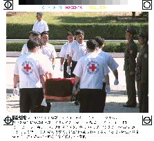 Red Cross sends back corpses killed in flood to N. Korea