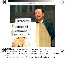 Miyazawa upbeat on outlook for Asian economies