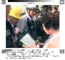 Civic groups protest use of MOX at Takahama port