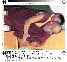 Dalai Lama stops over in Japan