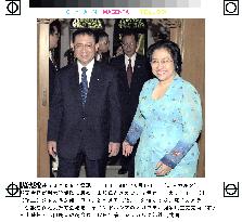 Yamasaki meets Megawati in Jakarta
