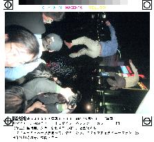 Hawks' fans jump in river on news of Japan Series victory