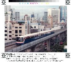 Skytrain overhead railway inaugurated in Bangkok