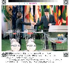 Preliminary draw for 2002 World Cup held in Tokyo