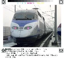 S. Korea's high-speed train makes test run