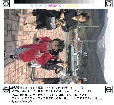 Children start school in town near Mt. Usu