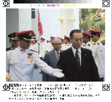 Japan-Singapore defense chiefs meet in Singapore