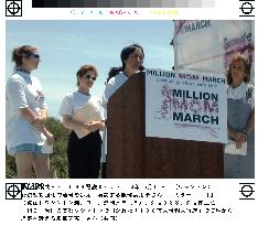 Bereaved Japanese mother speaks at 'Million Mom March'