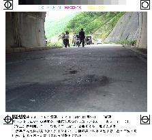 Boy's charred body found in Niigata tunnel