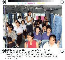 Buses for women only introduced in Bangkok