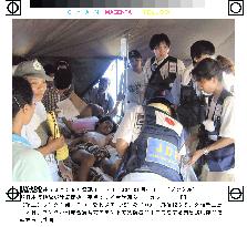 Japan's medical team aids quake victims