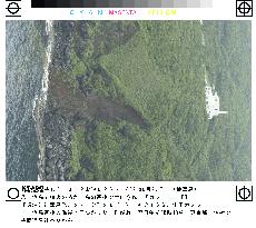 Landslide found on western part of Miyakejima
