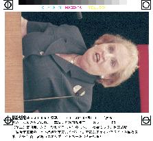 Albright speaks at Miyazaki hall named after her