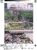 Hiroshima A-bomb memorial ceremony held