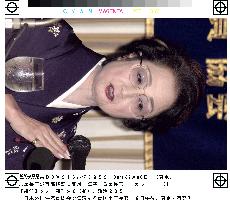 Ogi opposes relocation of capital from Tokyo