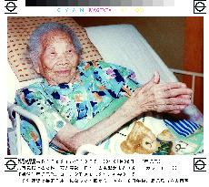 Japan's oldest person turns 113 in Sept.