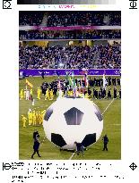 Olympic soccer competition kicks off with big ball