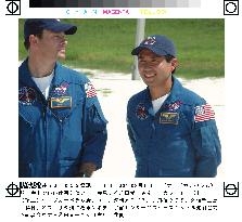 Japanese astronaut Wakata meets the press