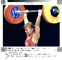 Japan's Nakaga 7th in women's weightlifting