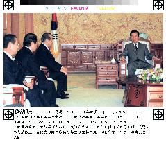 S. Korea's Kim supports Japan-N. Korean talks