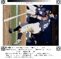 Okihara launches three-run homer in win over Australia