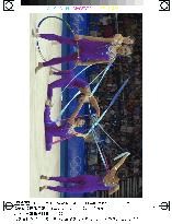 Japanese gymnasts dance to 4th place in rhythmic prelims