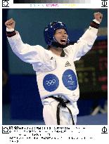 Okamoto exults over Olympic bronze in taekwondo