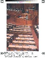 Opposition parties boycott Diet plenary session