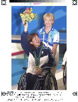 Narita wins gold medal with Paralympic world record