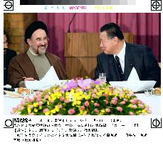 Khatami at welcome dinner