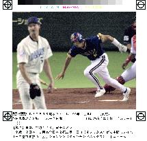 Taguchi hits double off Johnson in exhibition baseball